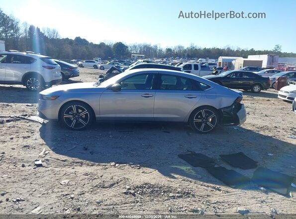 1HGCY2F59PA015624 2023 HONDA ACCORD HYBRID Серебряный Панорамный вид салона 360°