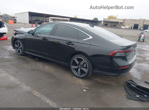 1HGCY2F59SA048826 2025 HONDA ACCORD HYBRID Черный Задняя левая четверть