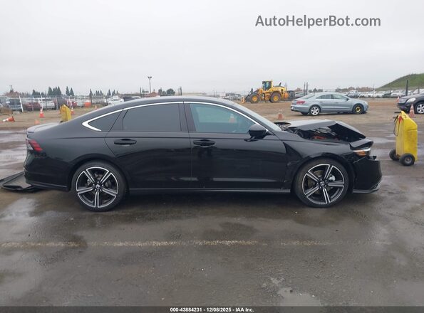 1HGCY2F59SA048826 2025 HONDA ACCORD HYBRID Черный Панорамный вид салона 360°