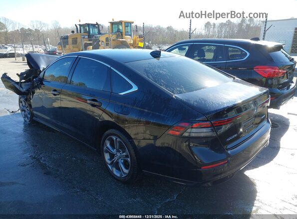 1HGCY2F60PA035804 2023 HONDA ACCORD HYBRID Черный Задняя левая четверть