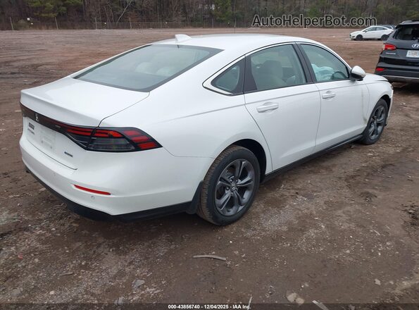 1HGCY2F62SA000562 2025 HONDA ACCORD HYBRID Белый Задняя правая четверть
