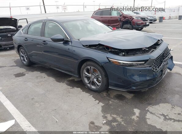 1HGCY2F65SA032843 2025 HONDA ACCORD HYBRID Синий Передняя правая четверть