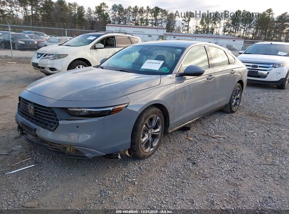 1HGCY2F68SA079882 2025 HONDA ACCORD HYBRID Серый Передняя левая четверть