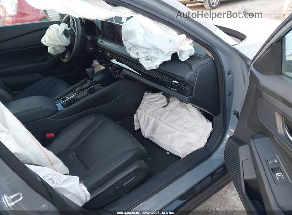1HGCY2F68SA079882 2025 HONDA ACCORD HYBRID Серый Вид салона спереди
