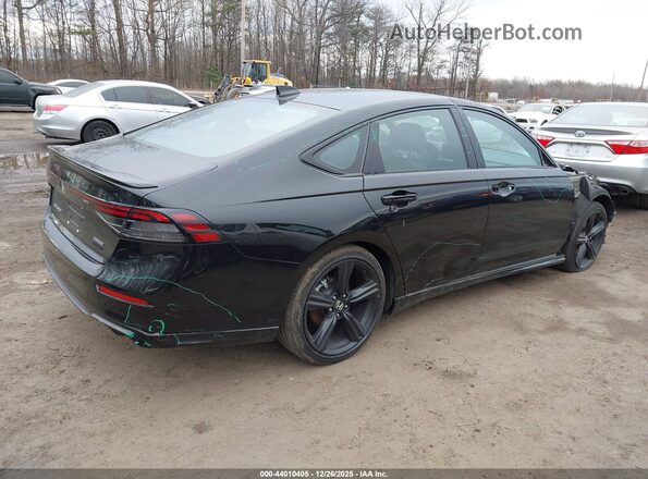 1HGCY2F71RA012088 2024 HONDA ACCORD HYBRID Black Tył prawy