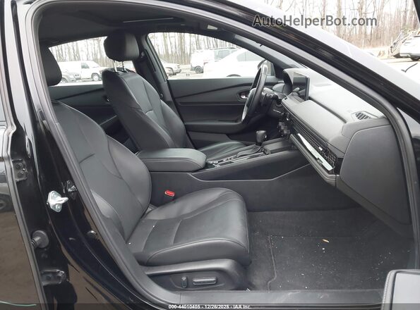 1HGCY2F71RA012088 2024 HONDA ACCORD HYBRID Black Widok wnętrza z przodu