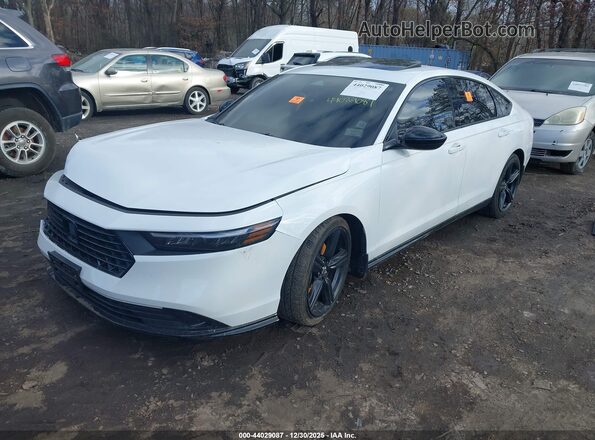 1HGCY2F71SA019208 2025 HONDA ACCORD HYBRID Белый Передняя левая четверть