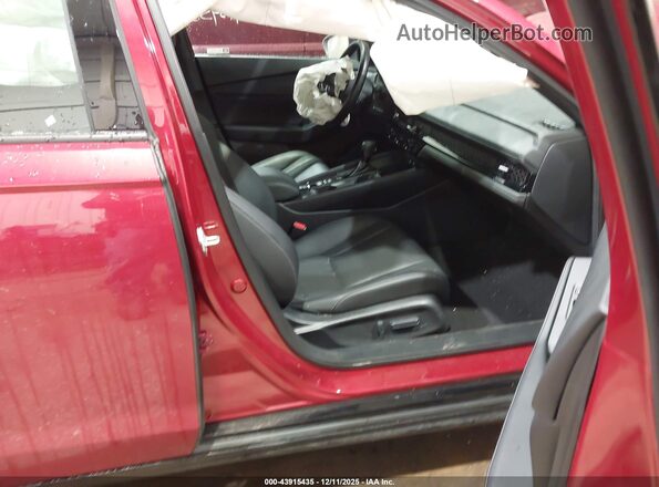 1HGCY2F75RA091667 2024 HONDA ACCORD HYBRID Красный Вид салона спереди