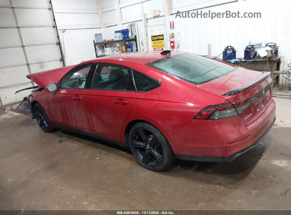 1HGCY2F75RA091667 2024 HONDA ACCORD HYBRID Красный Панорамный вид салона 360°