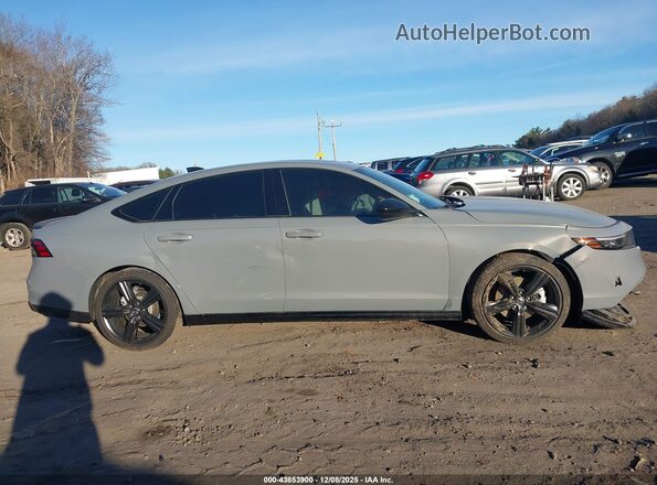 1HGCY2F77SA074293 2025 HONDA ACCORD HYBRID Серый Панорамный вид салона 360°