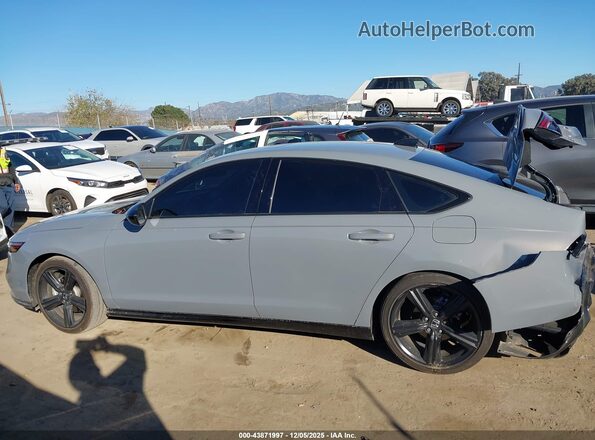 1HGCY2F7XRA070118 2024 HONDA ACCORD HYBRID Серый Панорамный вид салона 360°