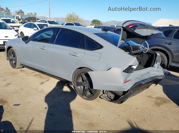 1HGCY2F7XRA070118 2024 HONDA ACCORD HYBRID Серый Задняя левая четверть