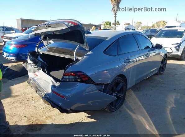1HGCY2F7XRA070118 2024 HONDA ACCORD HYBRID Серый Задняя правая четверть
