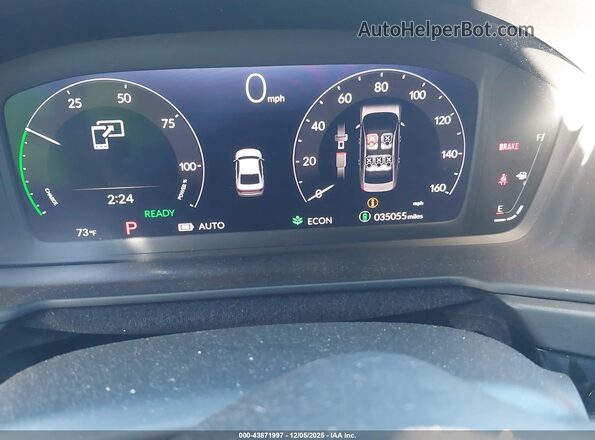 1HGCY2F7XRA070118 2024 HONDA ACCORD HYBRID Серый Вид задних сидений