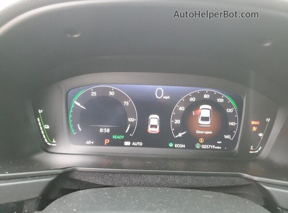 1HGCY2F7XSA018171 2025 HONDA ACCORD Черный Вид щитка приборов