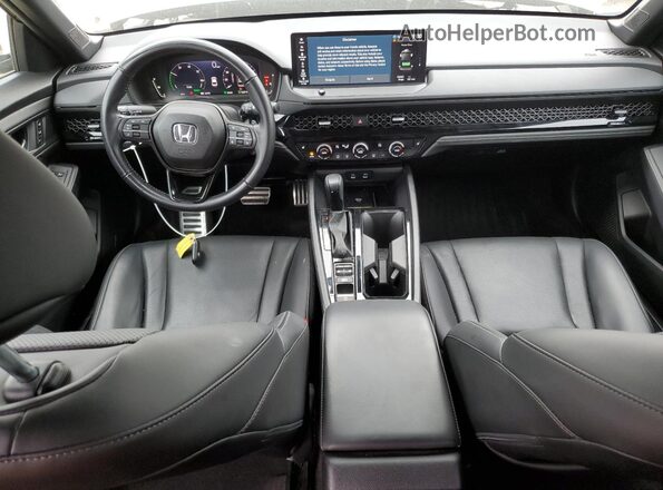 1HGCY2F7XSA018171 2025 HONDA ACCORD Черный Вид панели приборов