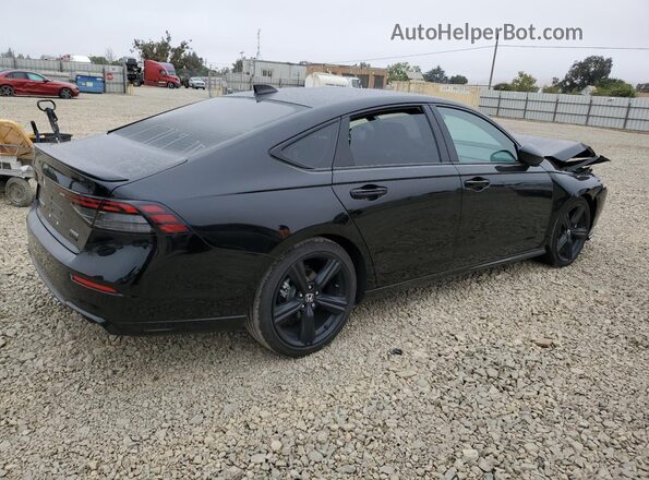 1HGCY2F7XSA018171 2025 HONDA ACCORD Черный Задняя правая четверть