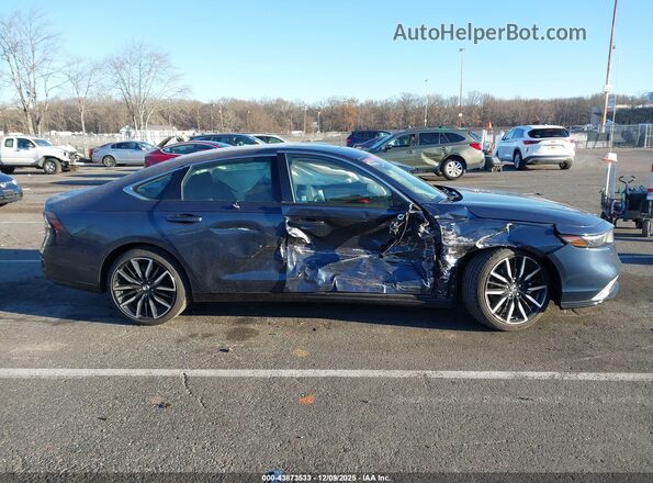 1HGCY2F80SA037918 2025 HONDA ACCORD HYBRID Dark Blue Вид задней части салона