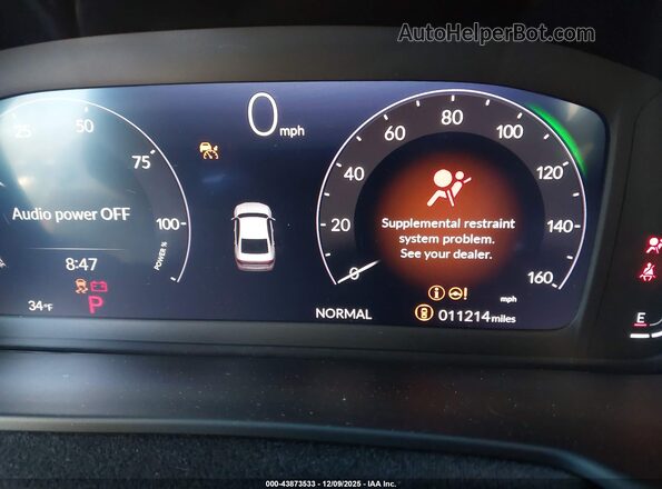 1HGCY2F80SA037918 2025 HONDA ACCORD HYBRID Dark Blue Вид задних сидений