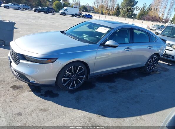 1HGCY2F84RA044882 2024 HONDA ACCORD HYBRID Silver წინა მარცხენა ხედი სამი მეოთხედიდან