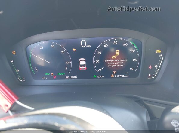 1HGCY2F84RA044882 2024 HONDA ACCORD HYBRID Silver უკანა სავარძლების ხედი
