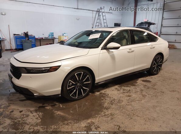 1HGCY2F85SA085771 2025 HONDA ACCORD HYBRID Белый Передняя левая четверть