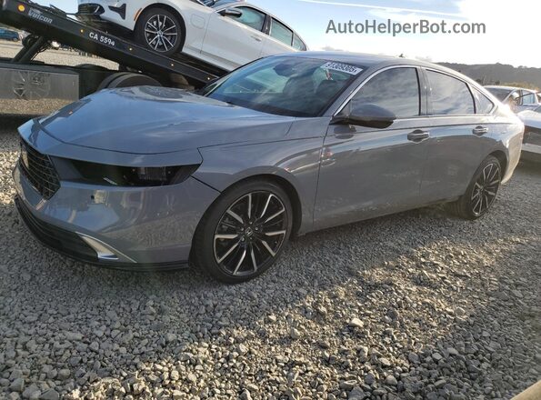 1HGCY2F86RA074577 2024 HONDA ACCORD Серый Передняя левая четверть