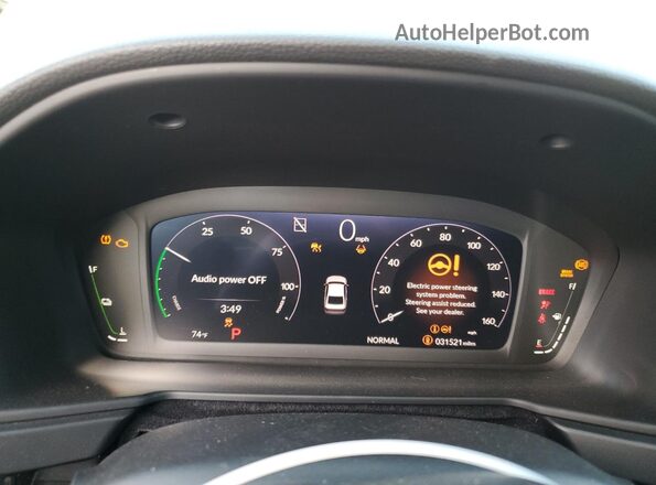 1HGCY2F86RA074577 2024 HONDA ACCORD Серый Вид щитка приборов