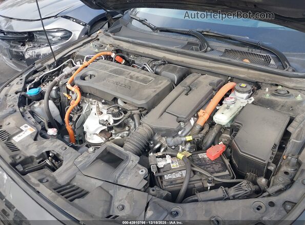 1HGCY2F89RA010372 2024 HONDA ACCORD HYBRID Черный Вид сзади