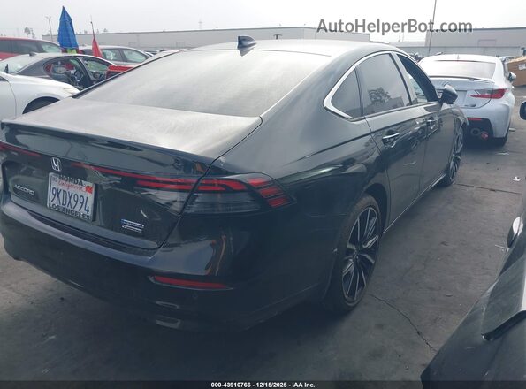 1HGCY2F89RA010372 2024 HONDA ACCORD HYBRID Черный Задняя правая четверть