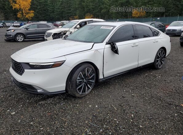 1HGCY2F89RA063783 2024 HONDA ACCORD Белый Передняя левая четверть