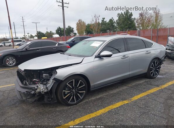 1HGCY2F89SA036072 2025 HONDA ACCORD HYBRID Серебряный Передняя левая четверть