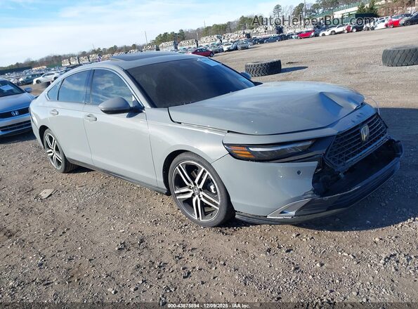 1HGCY2F8XSA004618 2025 HONDA ACCORD HYBRID Серый Передняя правая четверть