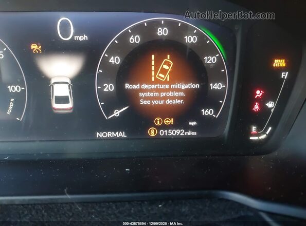 1HGCY2F8XSA004618 2025 HONDA ACCORD HYBRID Серый Вид задних сидений
