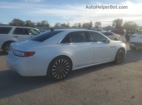 1LN6L9AP3J5603803 2018 LINCOLN CONTINENTA Белый Задняя правая четверть