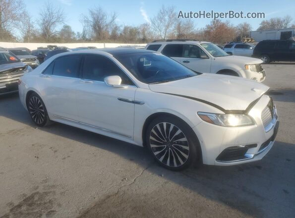 1LN6L9AP3J5603803 2018 LINCOLN CONTINENTA Белый Передняя правая четверть