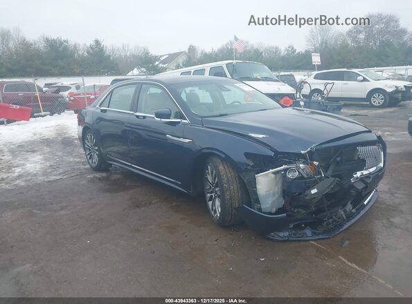1LN6L9TP7H5600944 2017 LINCOLN CONTINENTA Dark Blue Передняя правая четверть