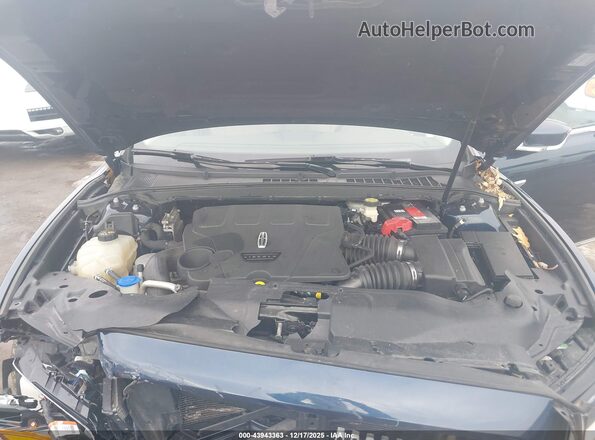 1LN6L9TP7H5600944 2017 LINCOLN CONTINENTA Dark Blue Вид сзади