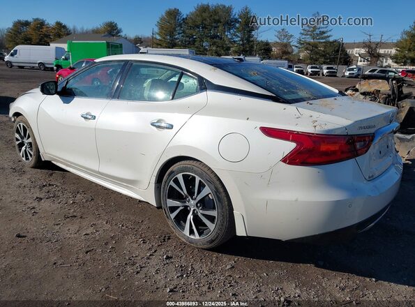 1N4AA6AP0JC389051 2018 NISSAN MAXIMA White Задня ліва чверть