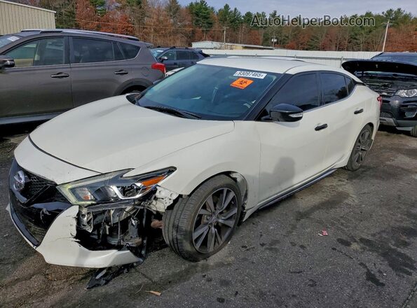 1N4AA6AP5GC377423 2016 NISSAN MAXIMA Белый Передняя левая четверть