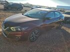 2016 Nissan Maxima 3.5s Burgundy vin: 1N4AA6AP6GC447088