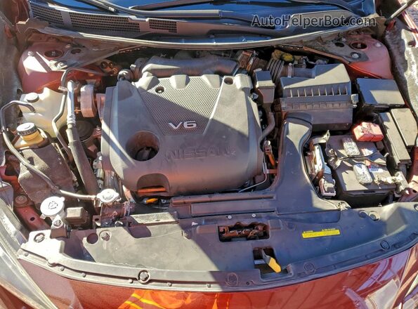 1N4AA6AP6GC447088 2016 NISSAN MAXIMA Burgundy Vista interior trasera