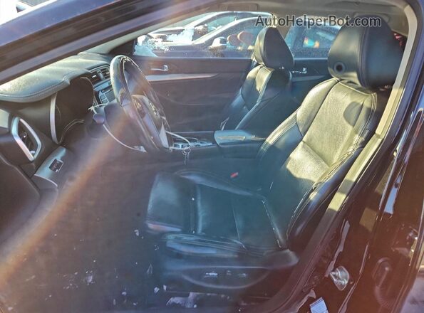 1N4AA6AP7GC387449 2016 NISSAN MAXIMA Black წინა სალონის ხედი