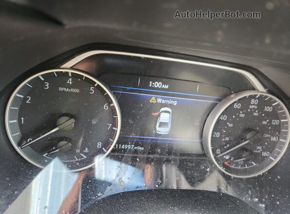 1N4AA6APXGC395951 2016 NISSAN MAXIMA Black Widok zestawu wskaźników