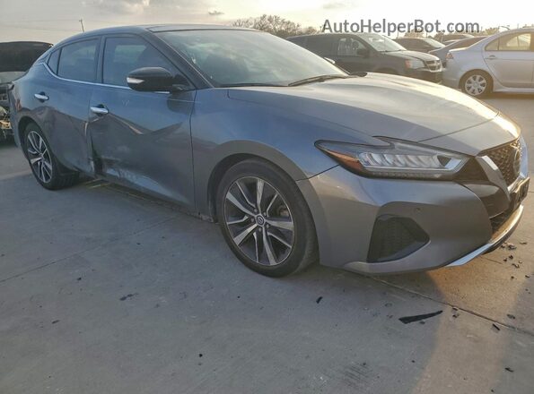 1N4AA6AV0KC374209 2019 NISSAN MAXIMA Серый Передняя правая четверть