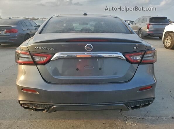 1N4AA6AV0KC374209 2019 NISSAN MAXIMA Серый Вид сзади