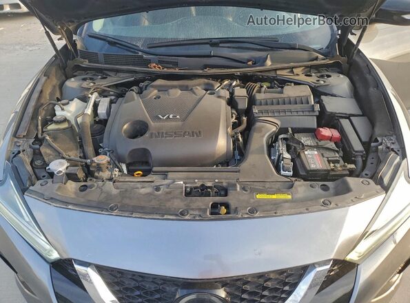 1N4AA6AV0KC374209 2019 NISSAN MAXIMA Серый Вид задней части салона
