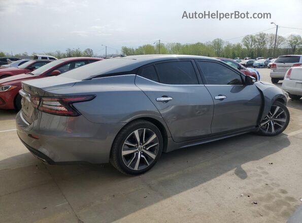 1N4AA6AV2KC371148 2019 NISSAN MAXIMA Серый Задняя правая четверть