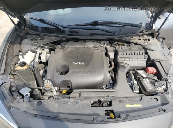 1N4AA6AV2KC371148 2019 NISSAN MAXIMA Серый Вид задней части салона