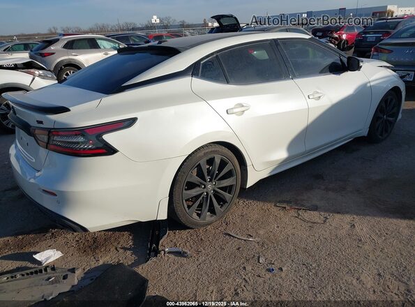 1N4AA6AV3KC371630 2019 NISSAN MAXIMA Белый Задняя правая четверть